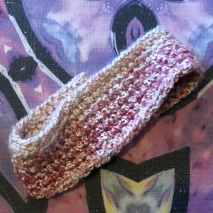 CUSTOM Pink Ombré Hand Crocheted Headband/Hairband